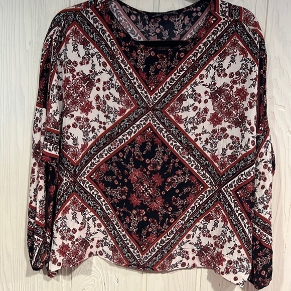Zara Woman Boho Blouse Size M/L - Picture 1 of 7